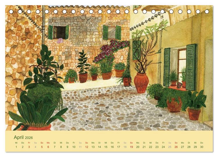 Produktbild: Kunstkalender 2026 - Augenblicke der Malerei (Tischkalender 2026 DIN A5 quer), CALVENDO Monatskalender