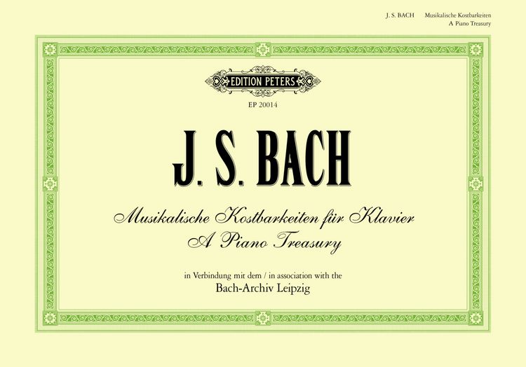 Produktbild: J.S. Bach: A Piano Treasury