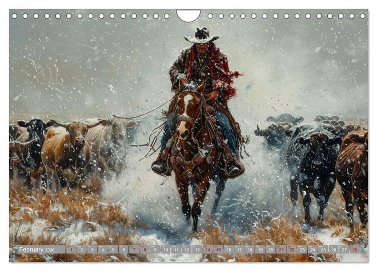 Produktbild: Horses, Power and Freedom (Wall Calendar 2026 DIN A4 landscape), CALVENDO 12 Month Wall Calendar