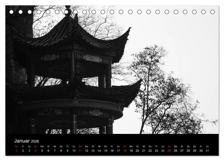Produktbild: Yunnan - Reiseimpressionen (Tischkalender 2026 DIN A5 quer), CALVENDO Monatskalender