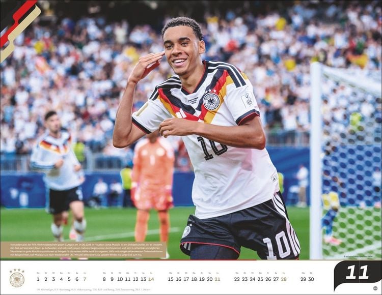 Produktbild: DFB M&auml;nner Posterkalender 2027