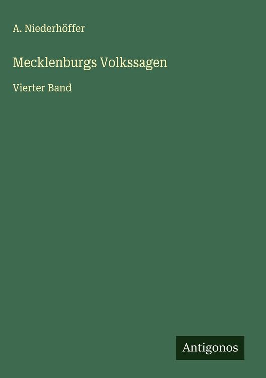Produktbild: Mecklenburgs Volkssagen