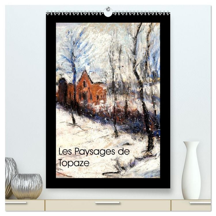Produktbild: Les Paysages de Topaze (Calendrier mural 2026 DIN A2 horizontal) calendrier de bureau