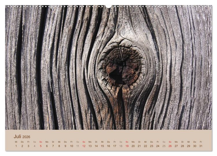 Produktbild: Farben des Holzes (hochwertiger Premium Wandkalender 2026 DIN A2 quer), Kunstdruck in Hochglanz