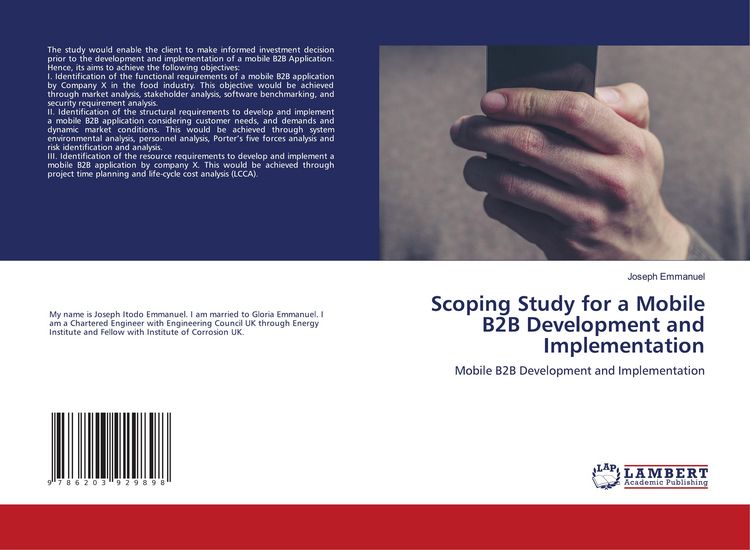 Produktbild: Scoping Study for a Mobile B2B Development and Implementation