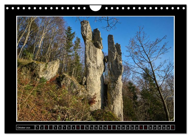 Produktbild: Wunderwelt Fr&auml;nkische Schweiz (Wandkalender 2026 DIN A4 quer), CALVENDO Monatskalender