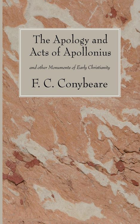 Produktbild: The Apology and Acts of Apollonius