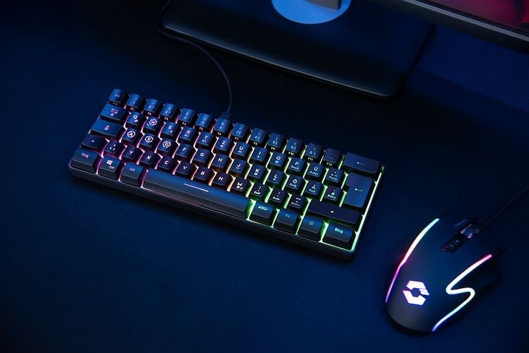 Produktbild: SPEEDLINK LETOS RGB 60% Gaming Keyboard, black - DE layout