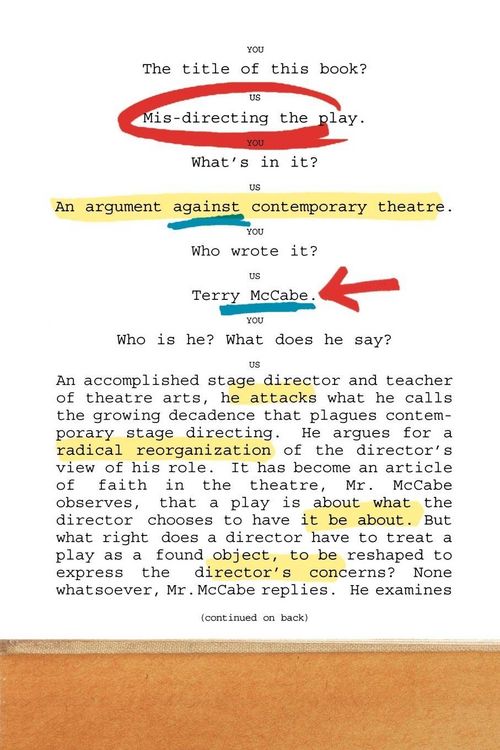 Produktbild: Mis-directing the Play