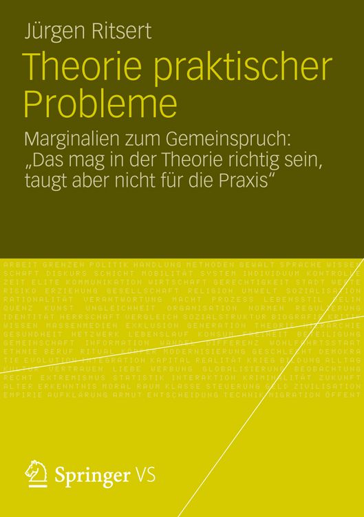 Produktbild: Theorie praktischer Probleme