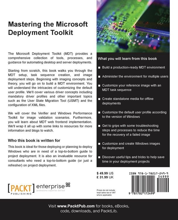 Produktbild: Mastering the Microsoft Deployment Toolkit