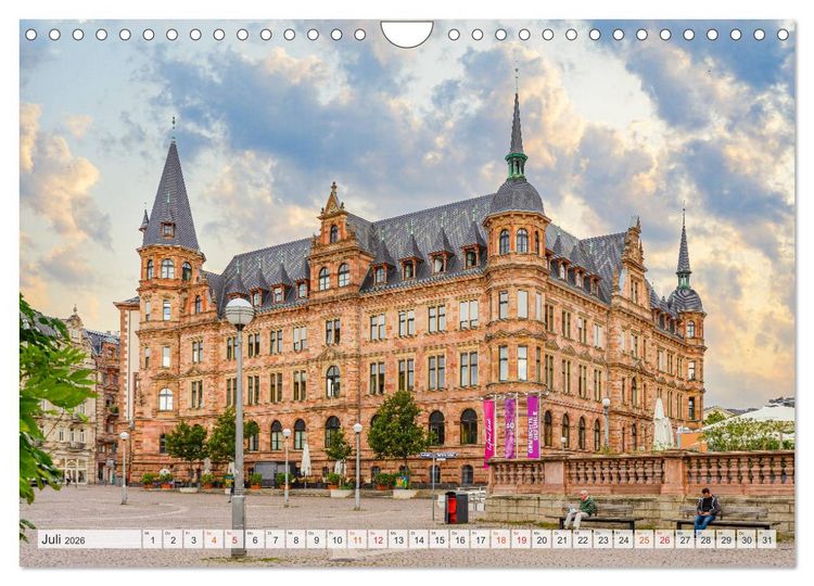 Produktbild: Wiesbaden Impressionen (Wandkalender 2026 DIN A4 quer), CALVENDO Monatskalender