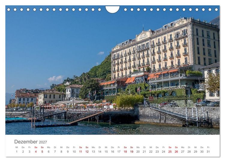 Produktbild: Como und der Comer See (Wandkalender 2027 DIN A4 quer), CALVENDO Monatskalender