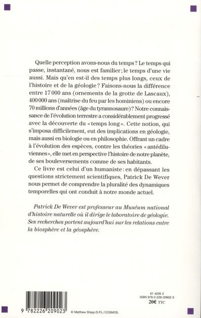 Produktbild: Temps de la Terre, temps de l'homme