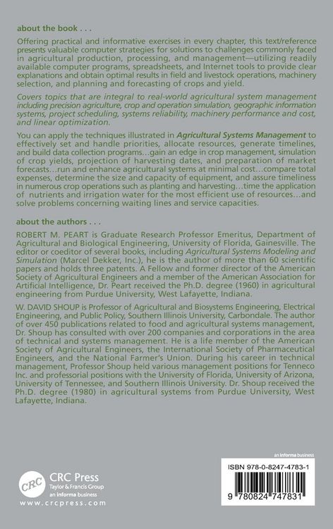 Produktbild: Agricultural Systems Management