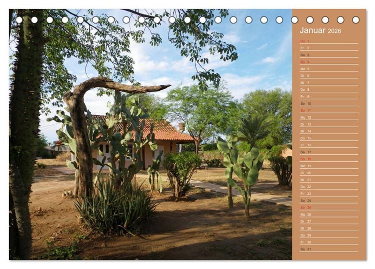 Produktbild: Bilder aus dem Chaco in Paraguay (Tischkalender 2026 DIN A5 quer), CALVENDO Monatskalender