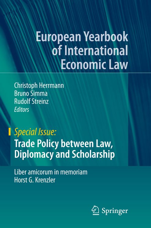 Produktbild: Trade Policy between Law, Diplomacy and Scholarship