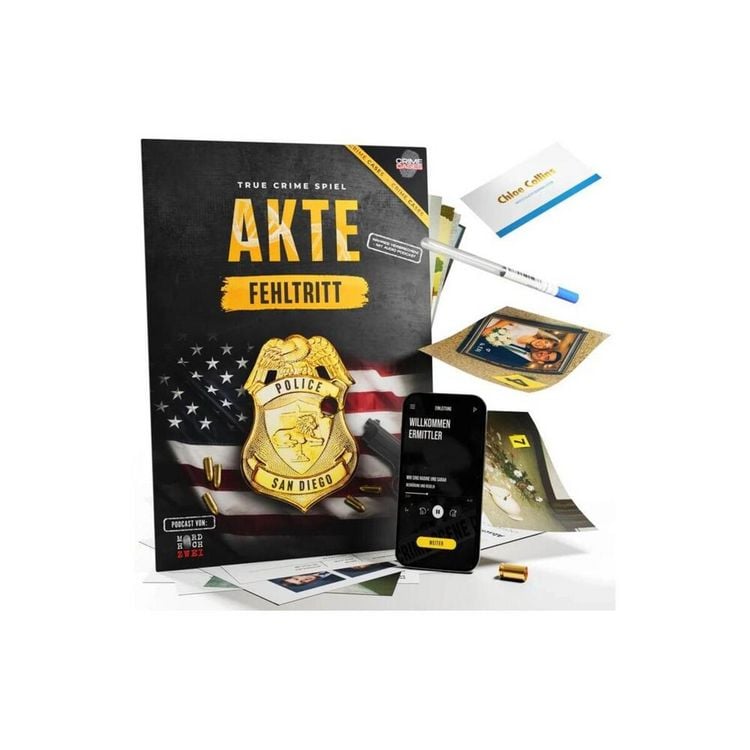 Produktbild: True Crime Spiel: Akte Fehltritt