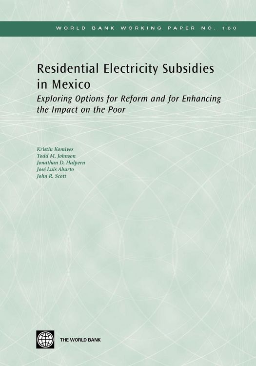 Produktbild: Residential Electricity Subsidies in Mexico