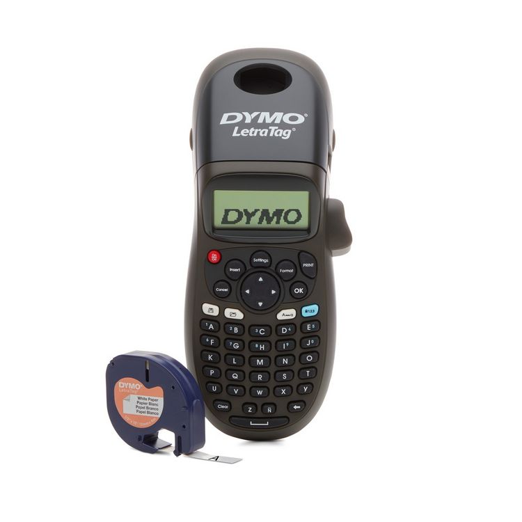 Produktbild: DYMO LetraTag LT-100H Schwarz Beschriftungsger&auml;t Geeignet f&uuml;r Schriftband: LT 12mm
