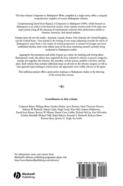 Produktbild: Companion Shakespeare s Works V1 C