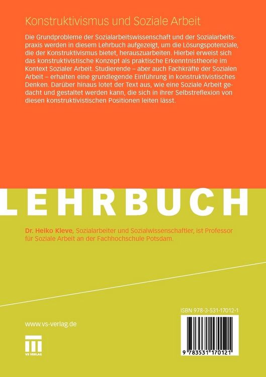 Produktbild: Konstruktivismus und Soziale Arbeit