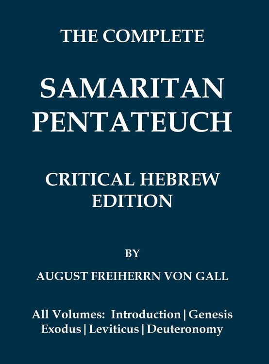 Produktbild: Complete Samaritan Pentateuch (Volumes 1-5)
