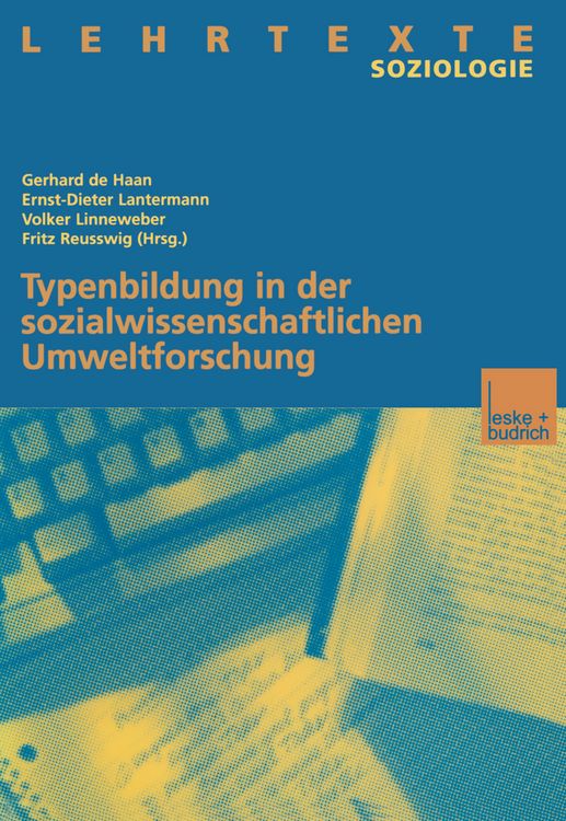 Produktbild: Typenbildung in der sozialwissenschaftlichen Umweltforschung