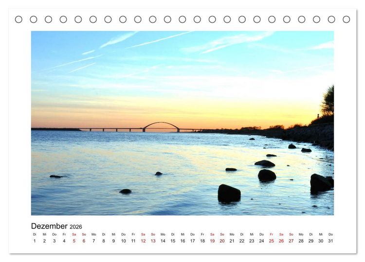 Produktbild: Fehmarn - Bewegende Momente (Tischkalender 2026 DIN A5 quer), CALVENDO Monatskalender