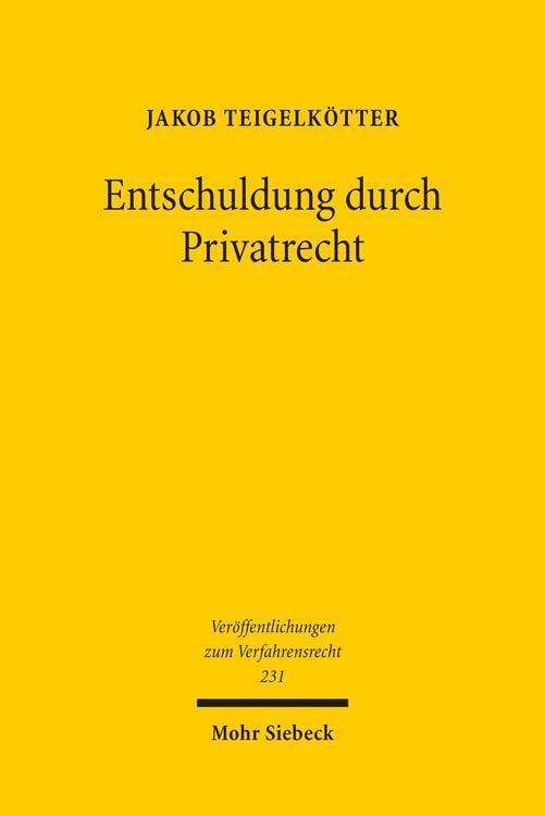 Produktbild: Entschuldung durch Privatrecht