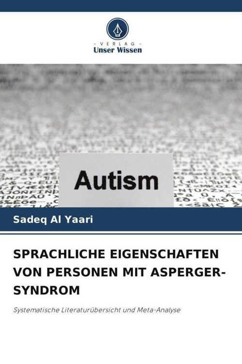 Produktbild: Sprachliche Eigenschaften von Personen mit Asperger-Syndrom