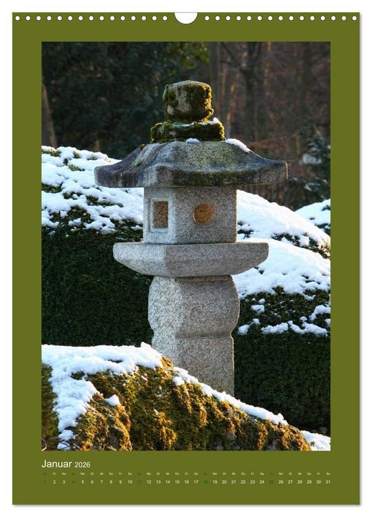 Produktbild: Farbtupferl - Botanischer Garten Augsburg (Wandkalender 2026 DIN A3 hoch), CALVENDO Monatskalender