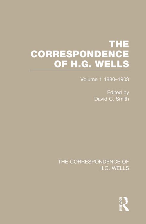 Produktbild: The Correspondence of H.G. Wells