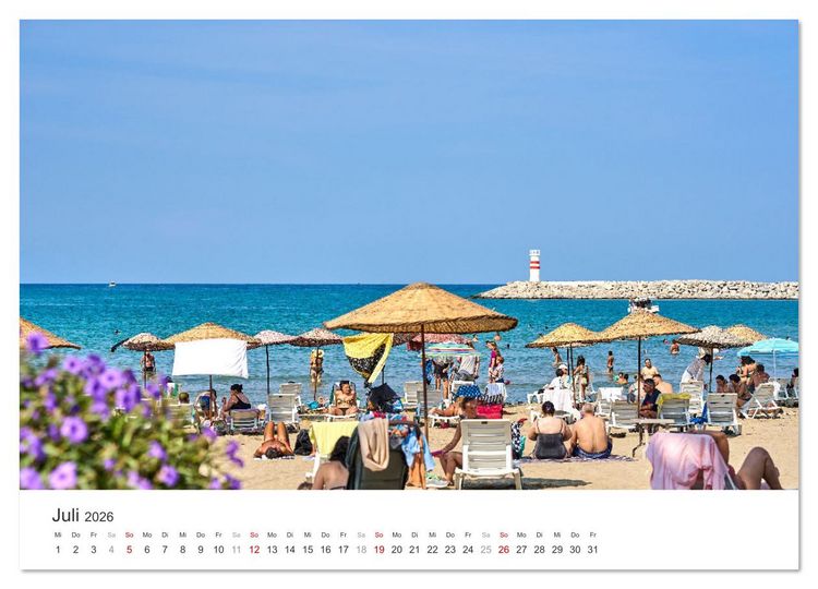 Produktbild: Urlaub in Kusadasi - Sonne, Strand und Kultur in der T&uuml;rkei (hochwertiger Premium Wandkalender 2026 DIN A2 quer), Kunstdruck in Hochglanz