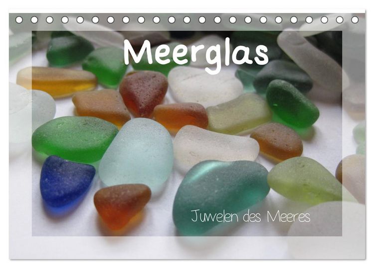 Produktbild: Meerglas - Juwelen der Meeres (Tischkalender 2026 DIN A5 quer), CALVENDO Monatskalender