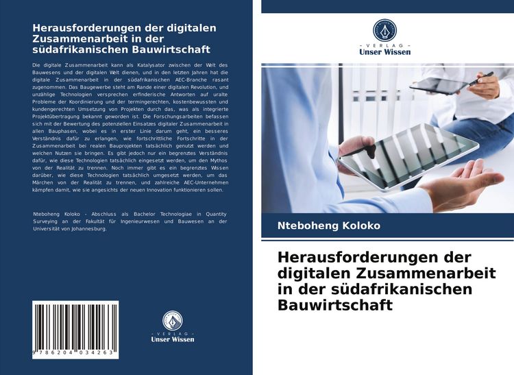 Produktbild: Herausforderungen der digitalen Zusammenarbeit in der s&uuml;dafrikanischen Bauwirtschaft