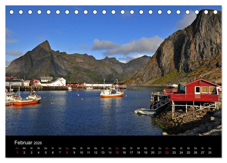 Produktbild: Norwegen (Tischkalender 2026 DIN A5 quer), CALVENDO Monatskalender