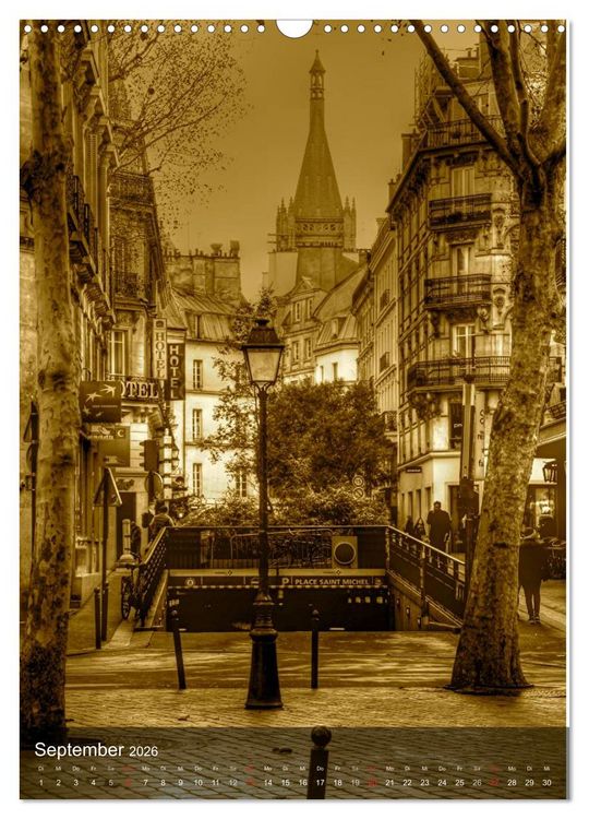 Produktbild: Paris - Die Sch&ouml;ne am Fluss (Wandkalender 2026 DIN A3 hoch), CALVENDO Monatskalender