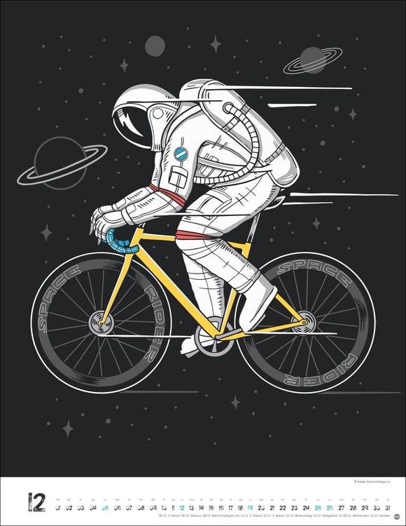 Produktbild: Bike Art Posterkalender 2027