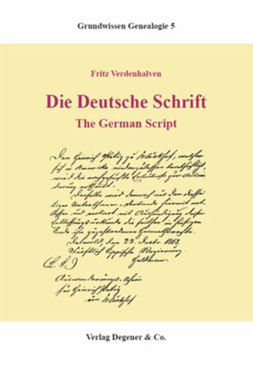 Produktbild: Die deutsche Schrift