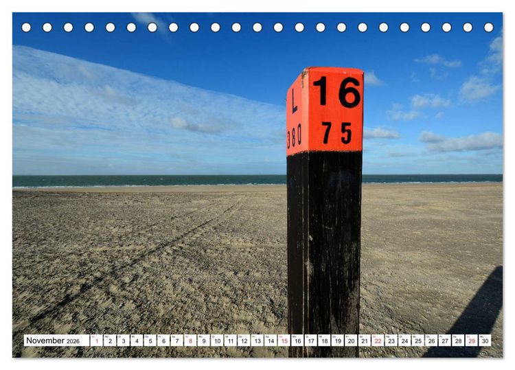 Produktbild: Ouddorp - Nordseeperle (Tischkalender 2026 DIN A5 quer), CALVENDO Monatskalender