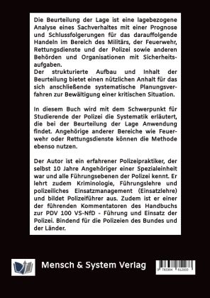 Produktbild: Einsatzlehre der Polizei - Beurteilung der Lage