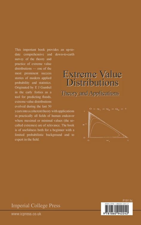 Produktbild: Extreme Value Distributions