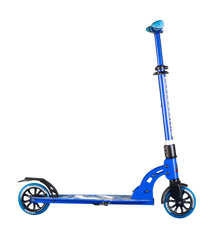Produktbild: SIX DEGREES Alu Scooter Junior 145 blau