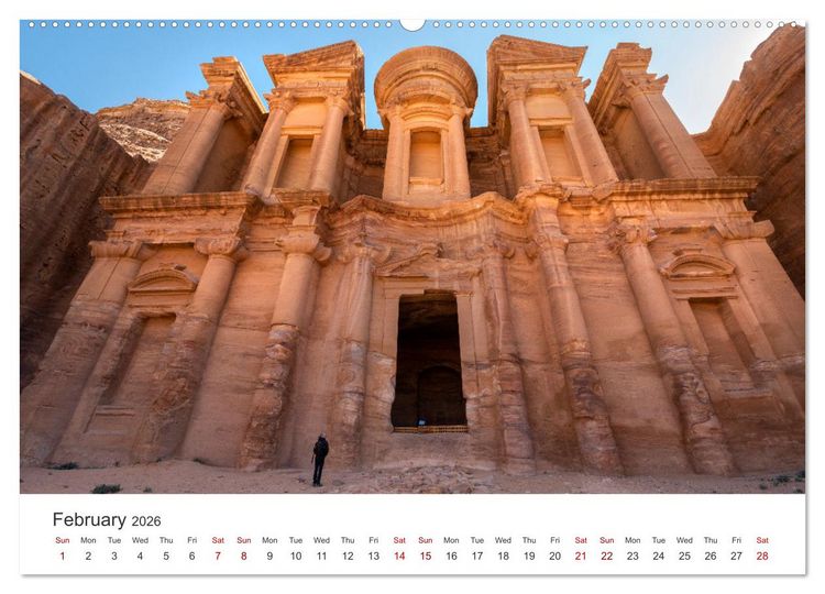 Produktbild: Jordan Sand, Stone and Salt (Wall Calendar 2026 DIN A2 landscape), CALVENDO 12 Month Wall Calendar