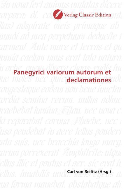 Produktbild: Panegyrici variorum autorum et declamationes