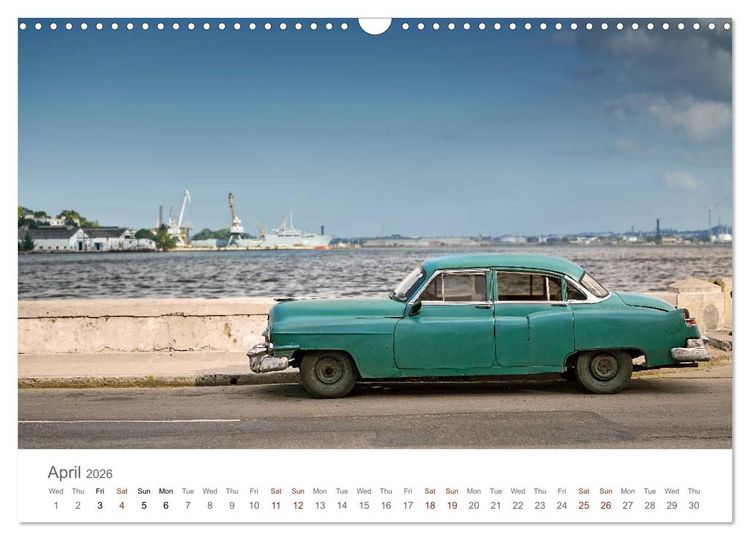 Produktbild: Cuban Cars (Wall Calendar 2026 DIN A3 landscape), CALVENDO 12 Month Wall Calendar