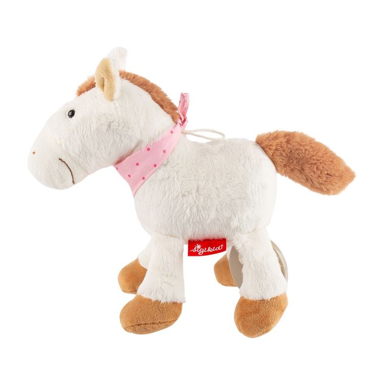 Produktbild: Sigikid 43538 - Baby Spieluhr Pl&uuml;sch-Pferd, Melodie: 3 N&uuml;sse f&uuml;r Aschenbr&ouml;del, 20 cm