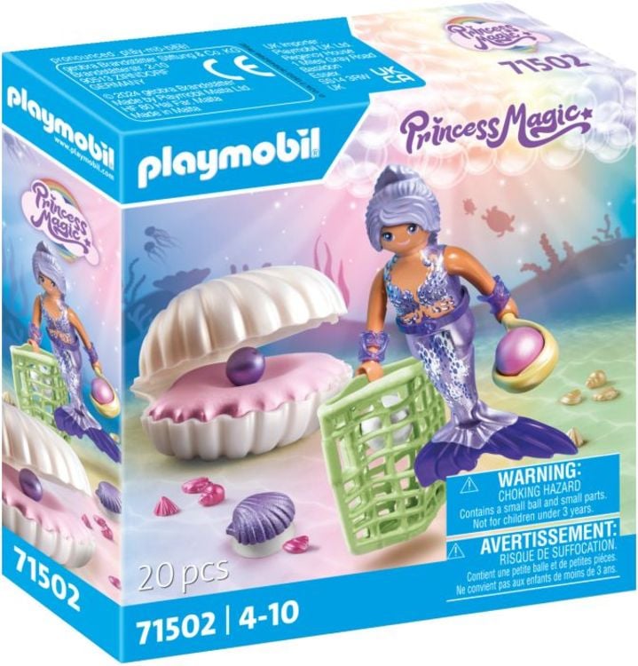 Bild vom Artikel PLAYMOBIL 71502 - Princess Magic - Meerjungfrau mit Perlmuschel vom Autor 