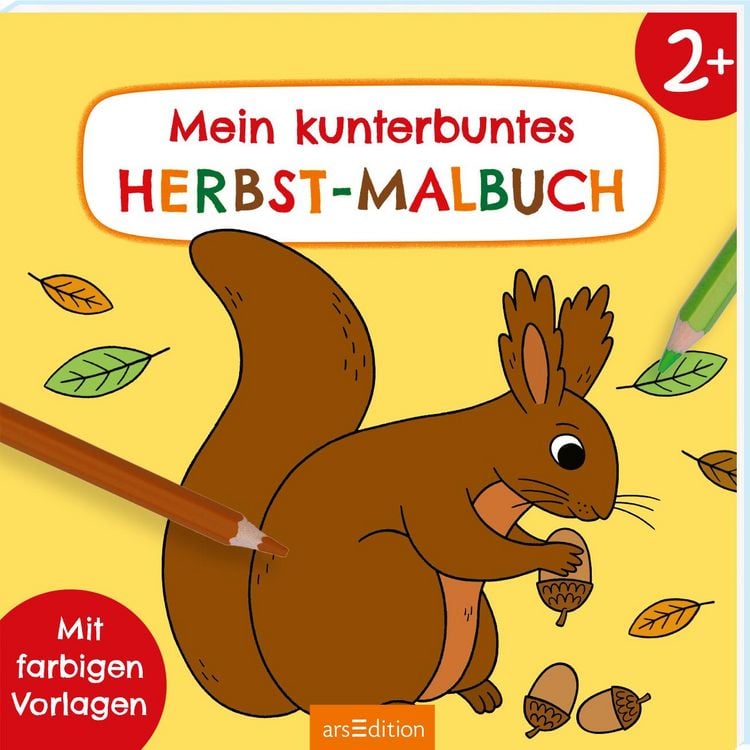 Produktbild: Malbuch ab 2 &ndash; Mein kunterbuntes Herbst-Malbuch